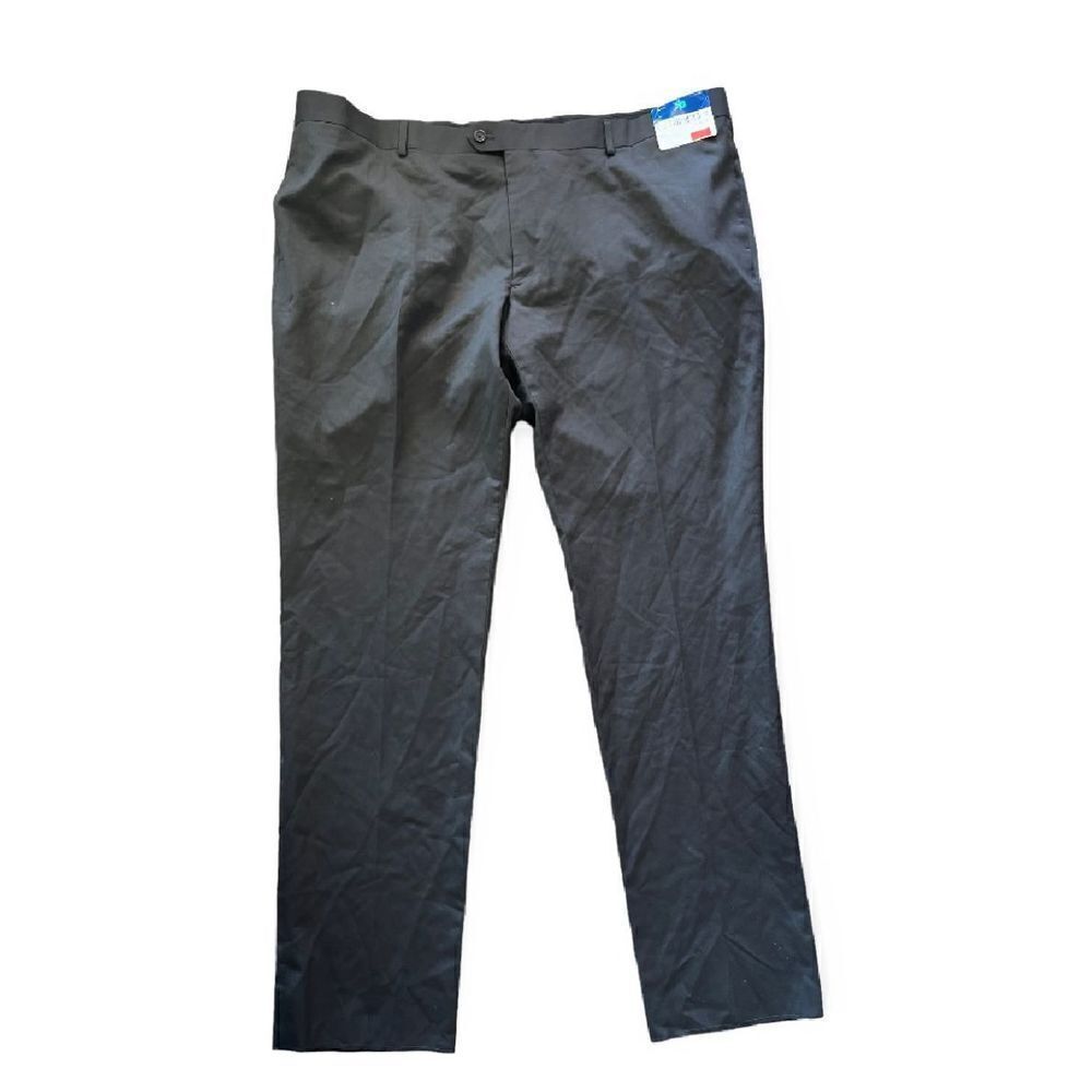 NWT Mens Warehouse Slim Fit Egara Wool Unhemmed Dress Pants - Sz 46